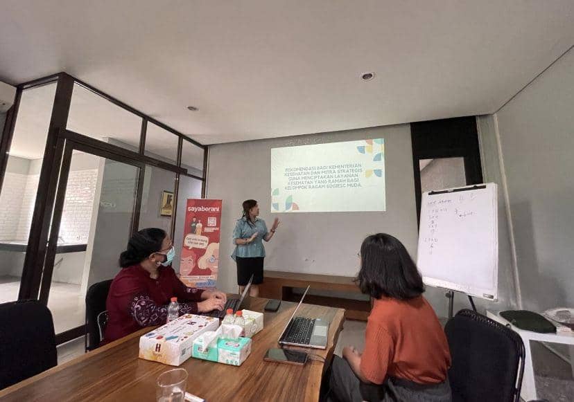Presentasi dengan Kemenkes di Jakarta (Dok. Lusty Ro Manna)