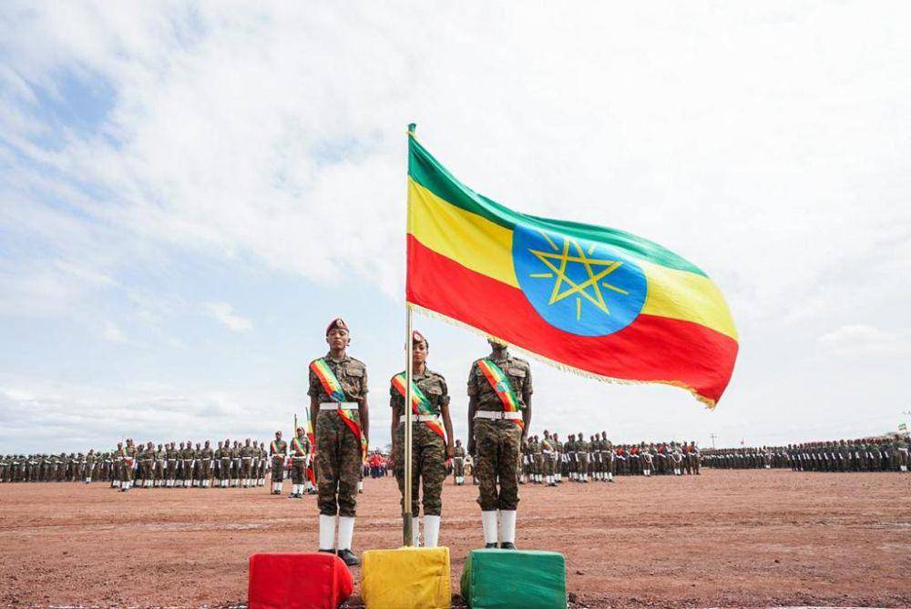 ilustrasi bendera Ethiopia (twitter.com/AbiyAhmedAli)