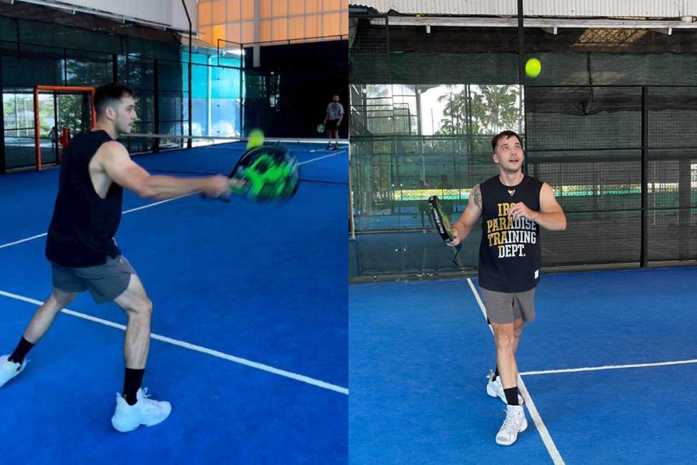 Beda Dari Artis Lain, 7 Potret Stefan William Jajal Olahraga Padel!