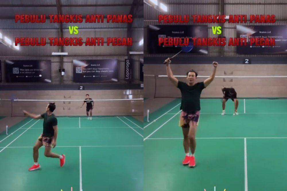 potret Denny Sumargo main badminton (instagram.com/sumargodenny)