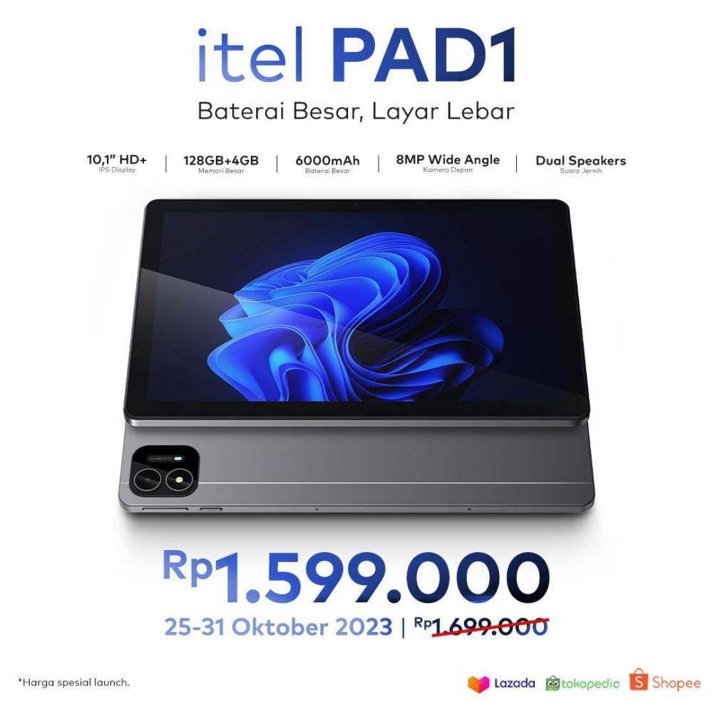 itel PAD1 (instagram.com/itelindonesia)