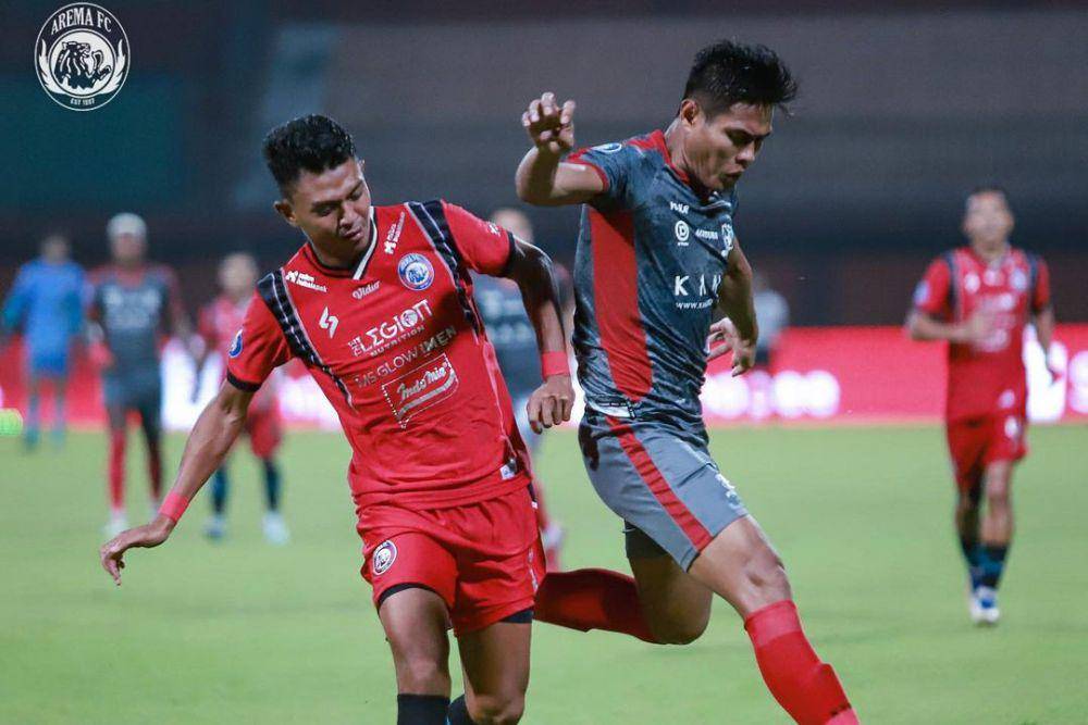 Arema FC saat menghadapi Madura United di Liga 1 Indonesia 2022/2023 putaran kedua. (instagram.com/aremafcofficial)