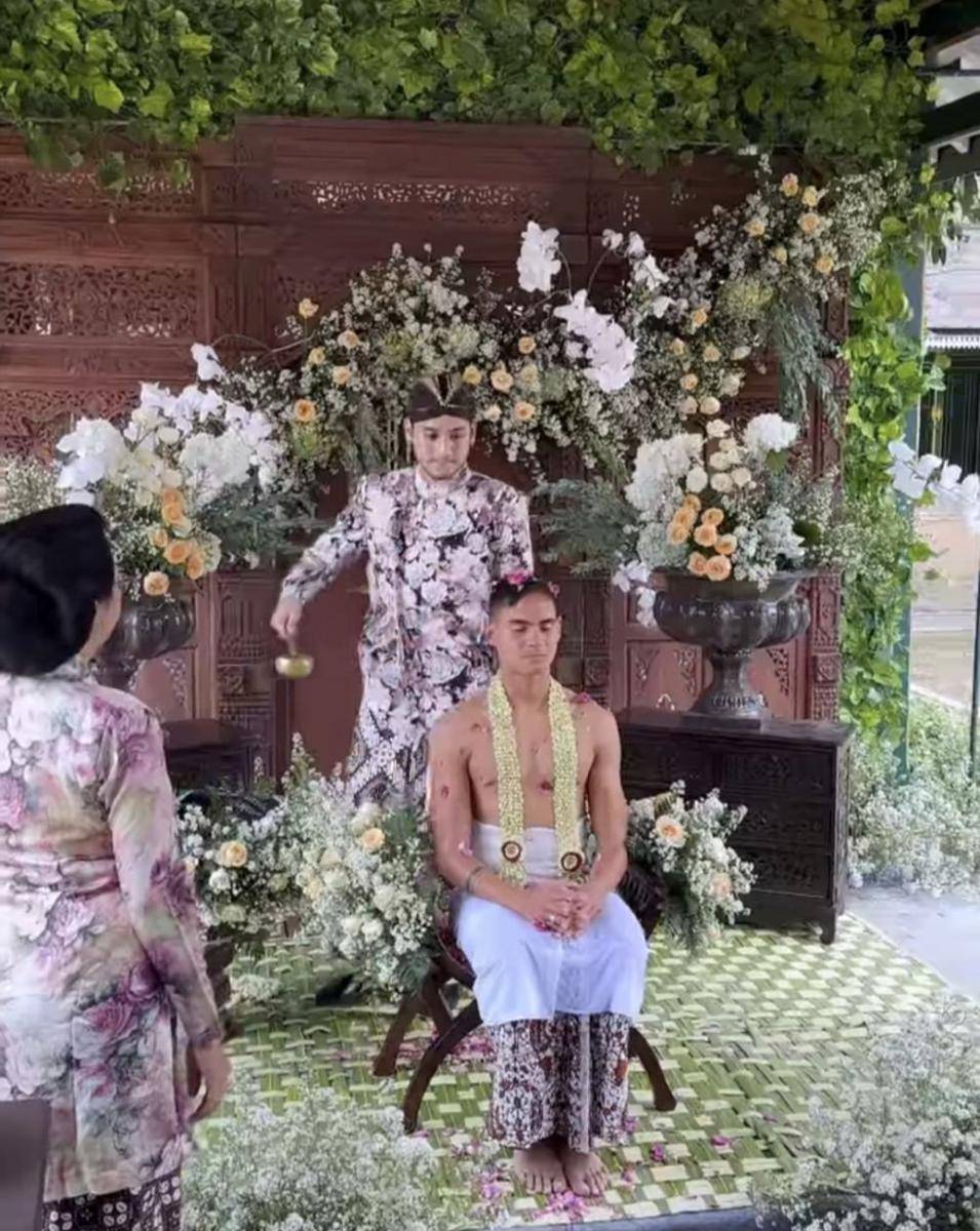 Siraman Amanda Gonzalez, putri Cristian Gonzalez. (Instagram.com/giorgino_abraham)