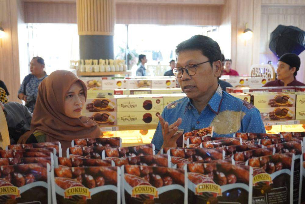 Grand Opening pusat oleh-oleh Bakpia Kukus Tugu Jogja Istimewa di Gondomanan, Jumat (27/10/2023). (Dok. Istimewa)