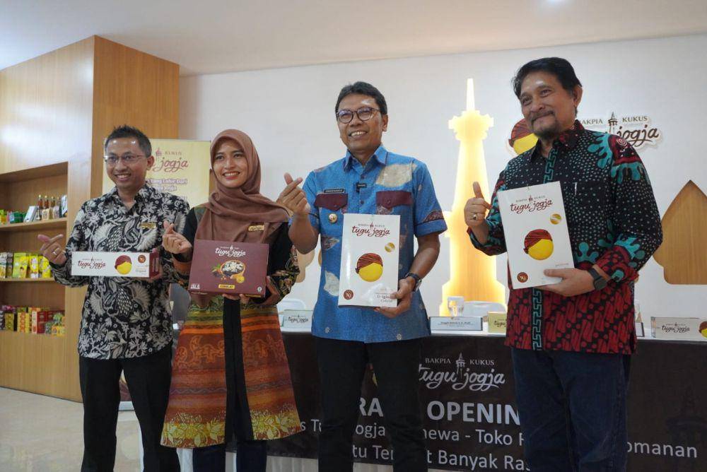 Grand Opening pusat oleh-oleh Bakpia Kukus Tugu Jogja Istimewa di Gondomanan, Jumat (27/10/2023). (Dok. Istimewa)