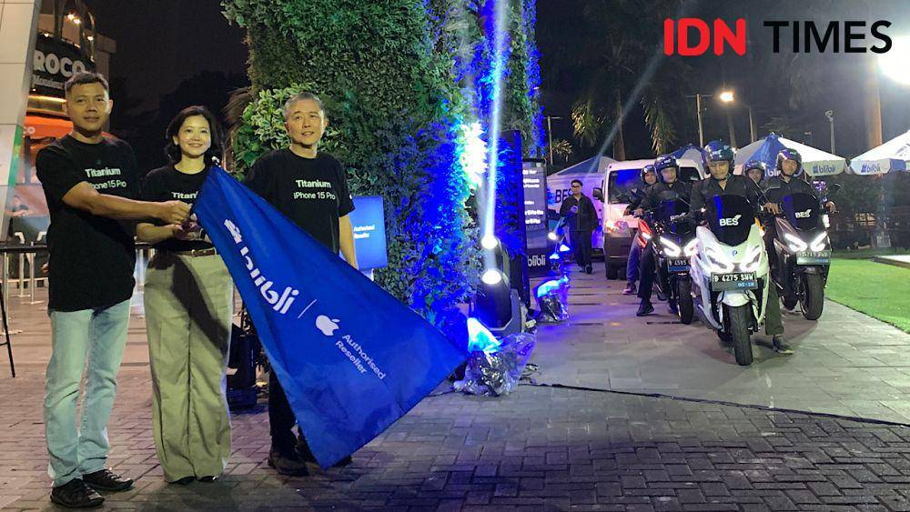 Manajemen Blibli lepas armada pengantaran iPhone 15 (IDN Times/Misrohatun)