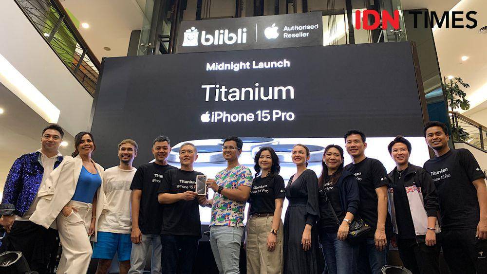 Midnight Launch iPhone 15 (IDN Times/Misrohatun)
