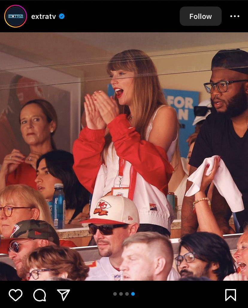 potret Taylor Swift (instagram.com/extratv)