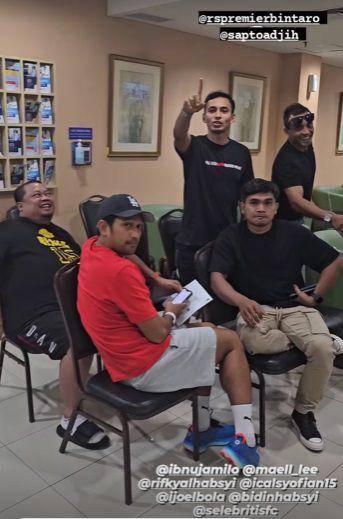 potret Selebritis FC medical check up (instagram.com/rifkyalhabsyi)