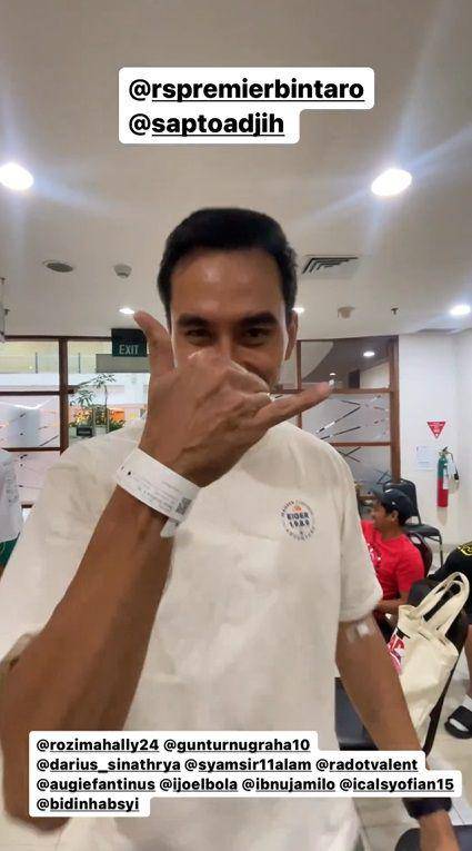 potret Selebritis FC medical check up (instagram.com/rifkyalhabsyi)