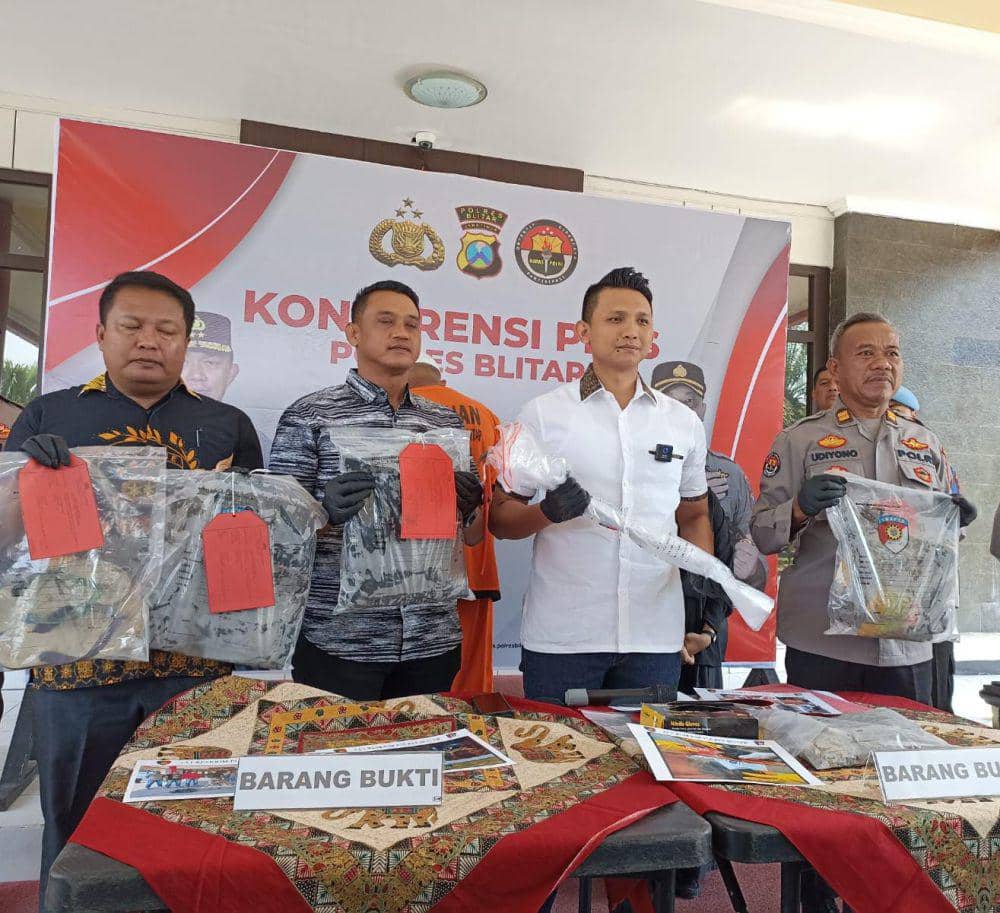 Emosi Ditantang, Pria di Blitar ini Habisi Selingkuhan Istrinya
