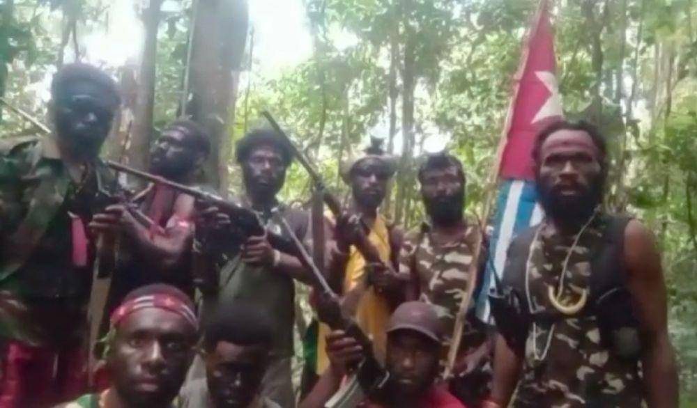 Tangkapan layar video TPNPB Kodap 4 Sorong Raya. (IDN Times/Istimewa)