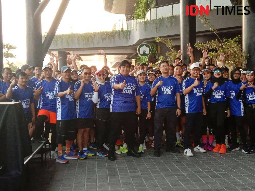 Acara beach run dan pelepasan tukik di Pantai Glagah oleh Novotel dan Ibis YIA (IDN Times/Dyar Ayu)