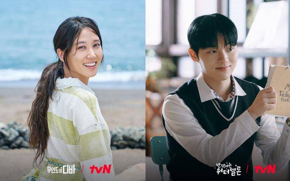 Park Eun Bin di drama Castaway Diva dan Choi Hyun Wook di drama Twinkling Watermelon (instagram.com/tvn_drama)