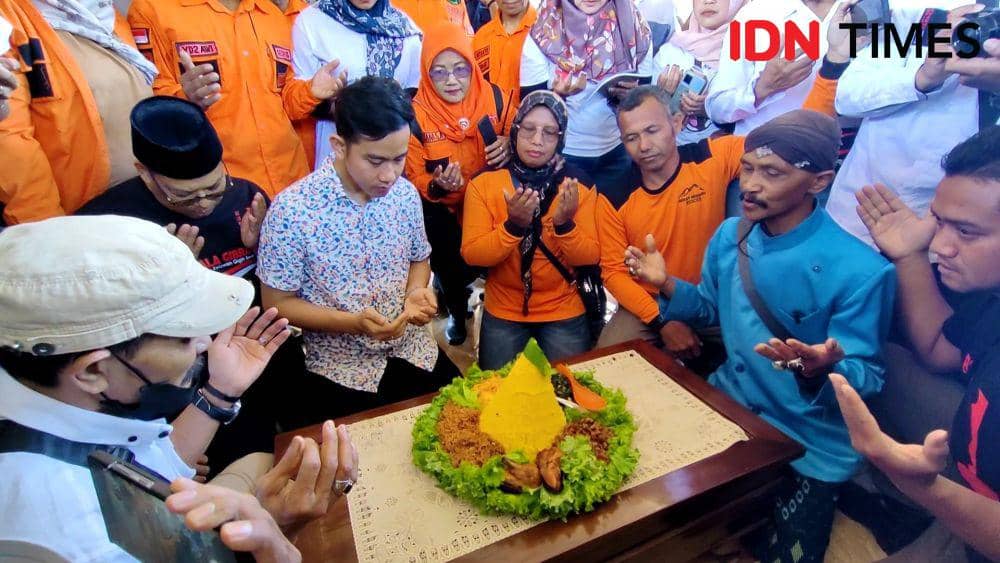 Cawapres, Gibran Rakabuming Raka kunjungi Desa Samiran, Selo, Boyolali. (IDN Times/Larasati Rey)