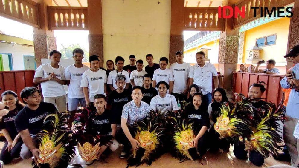 Cawapres, Gibran Rakabuming Raka kunjungi Desa Samiran, Selo, Boyolali. (IDN Times/Larasati Rey)