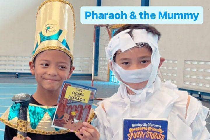 7 Potret Rafathar Cosplay Jadi Mumi di Acara Sekolah, Totalitas!