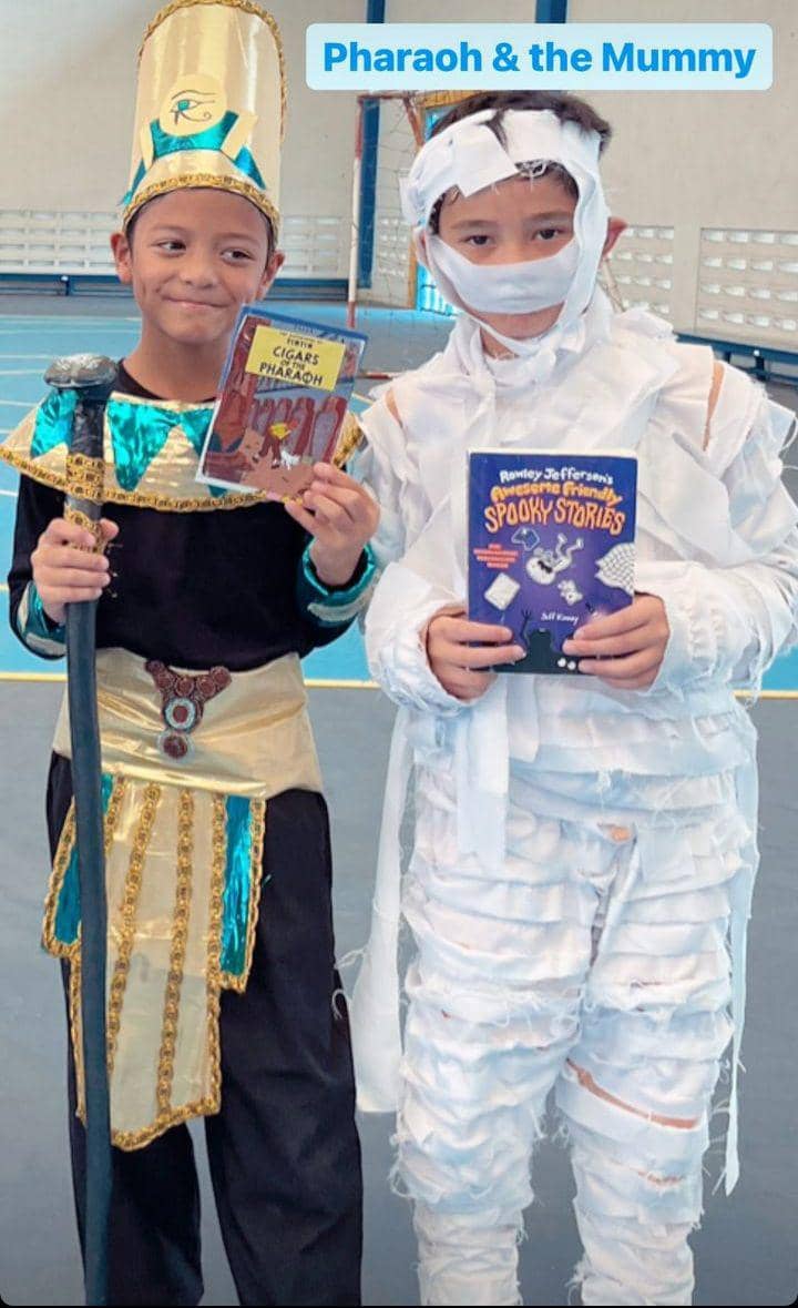 Rafathar cosplay jadi mumi (Instagram.com/n4suma)