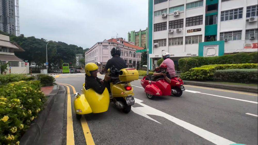 poret Raffi Ahmad keliling Singapura naik Vespa (instagram.com/raffinagita1717)