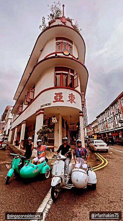 poret Raffi Ahmad keliling Singapura naik Vespa (instagram.com/raffinagita1717)
