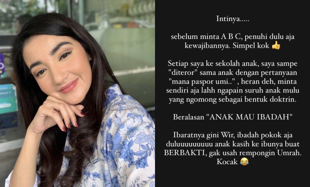Tsania Marwa Kembali Tagih Hak Asuh Anak