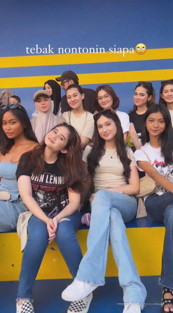potret artis nonton Celebrity Trofeo Cup 2023 (instagram.com/sarahtumiwa)