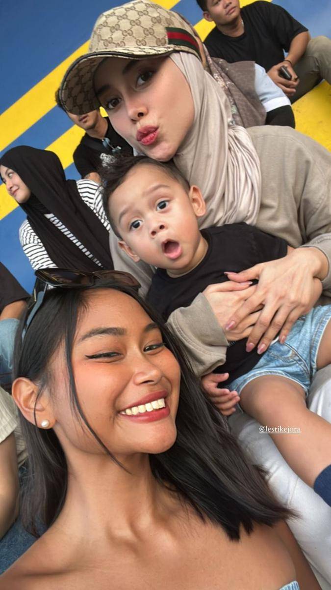 potret artis nonton Celebrity Trofeo Cup 2023 (instagram.com/sarahtumiwa)