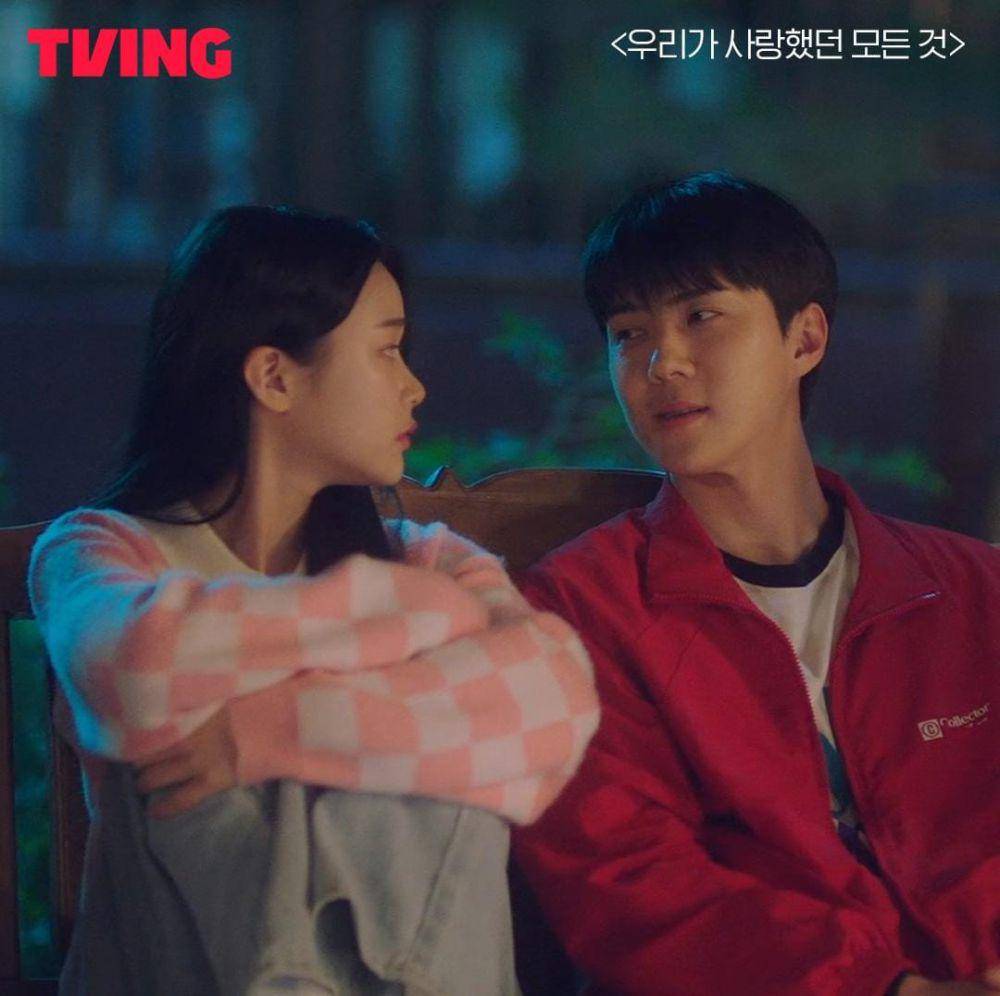 Jang Yeo Bin dan Oh Sehun di drama All That We Loved (instagram.com/tving.official)