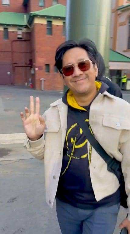 potret Desta nonton konser Paul McCartney di Australia (instagram.com/desta80s)