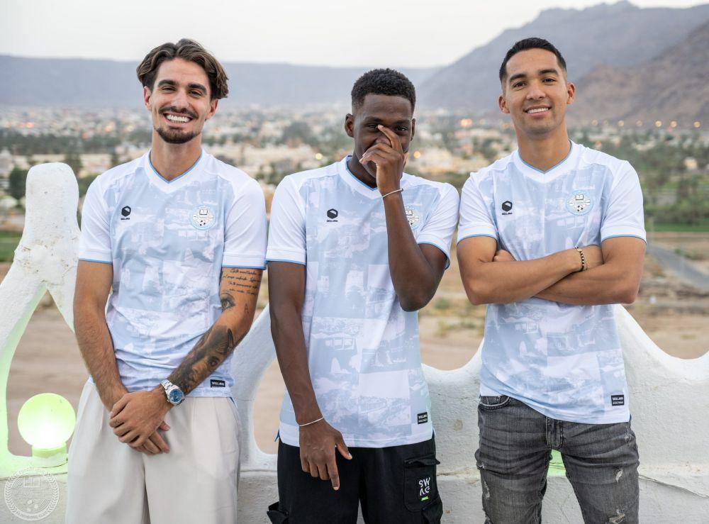 Alex Collado (kiri), Eid Al-Muwallad (tengah), dan Juan Sebastian Pedroza (kanan) (twitter.com/AlexCollado_)