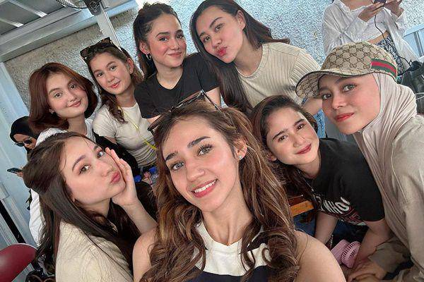 potret artis nonton Celebrity Trofeo Cup 2023 (instagram.com/lestikejora)