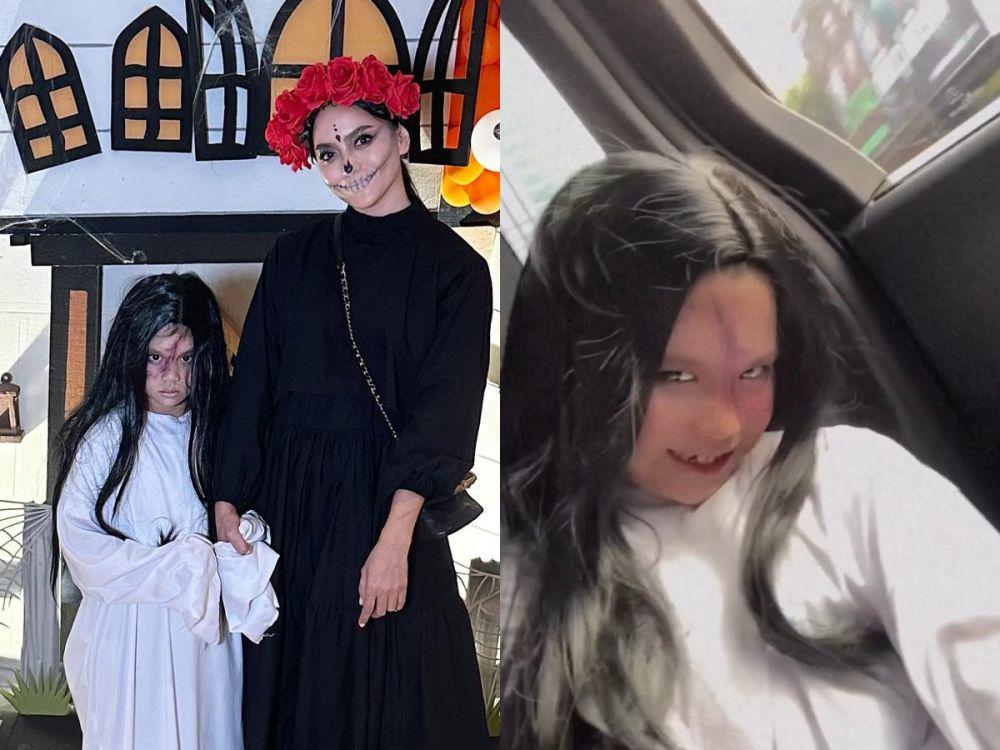 Momen Yaya Jadi Kunti saat Pesta Halloween, Malah Ketakutan Sendiri