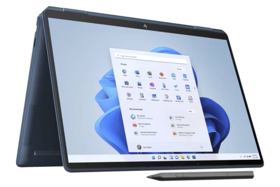 ilustrasi laptop hp spectre x360 2in1 (dok.hp)