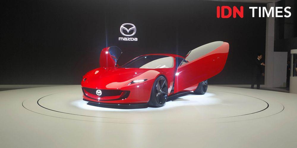 14 Potret Mobil Konsep Mazda Iconic SP di Japan Mobility Show 2023