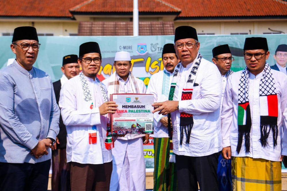 Pemkot Tangsel Buka Donasi Palestina, Terkumpul Rp502 Juta