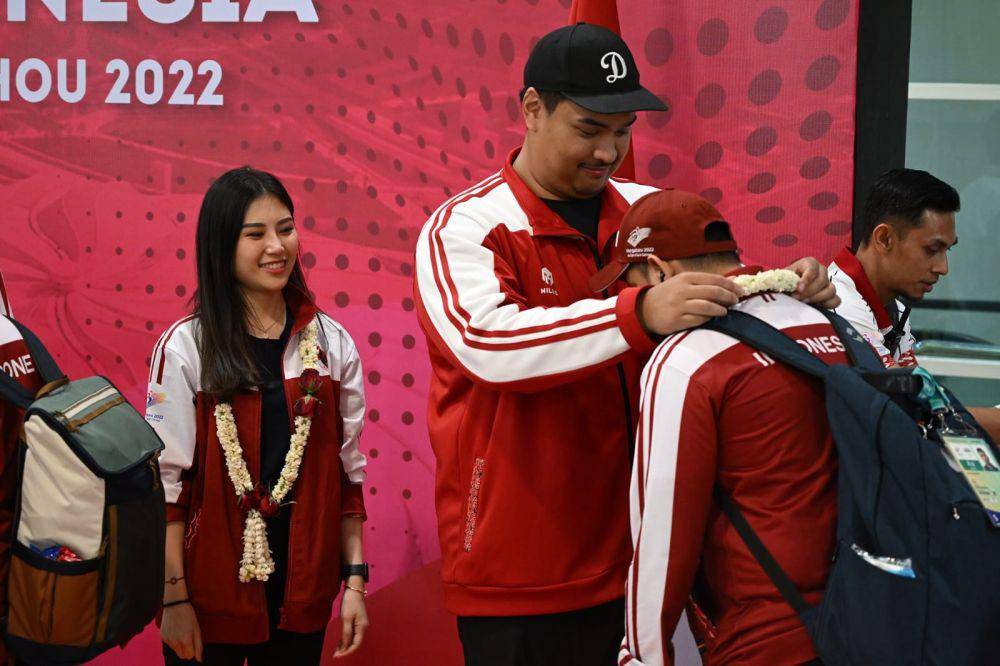 Menpora sambut kepulangan atlet Asian Para Games 2022. (Dok/NPC Indonesia)