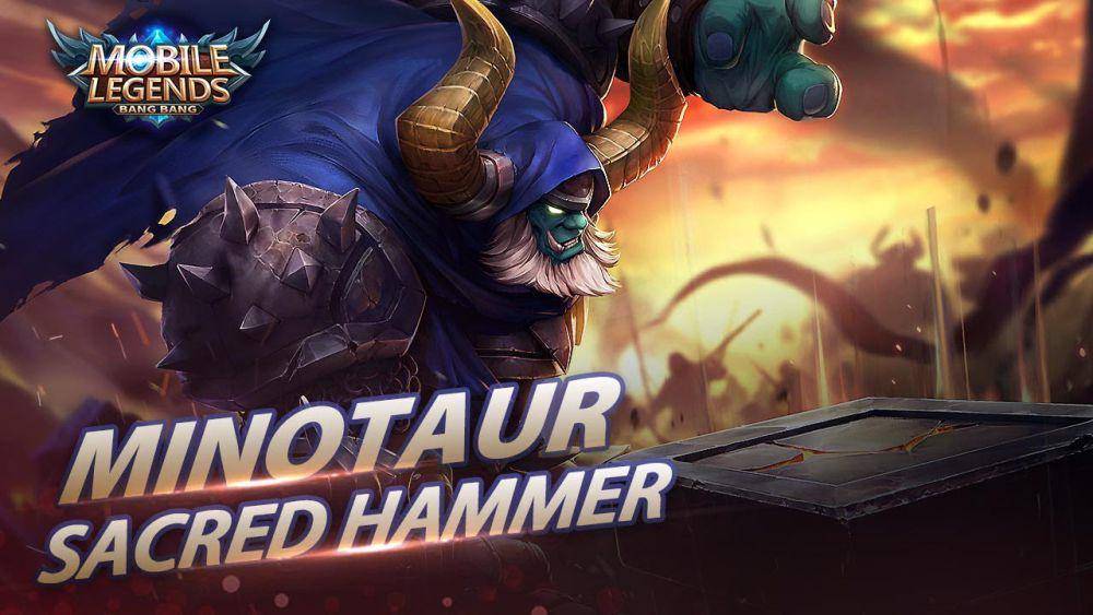 tampilan skin Minotaur Sacred Hammer (dok. Moonton/Mobile Legends)
