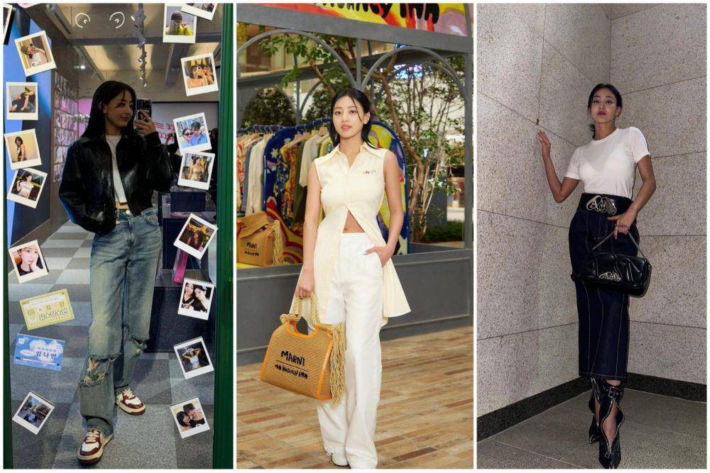 outfit nuansa putih ala Jihyo Twice (instagram.com/_zyozyo)