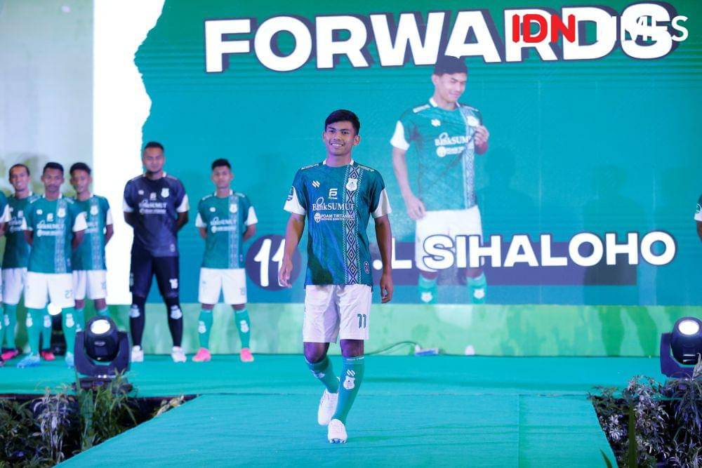 Pemain PSMS Gunawan Sihaloho (IDN Times/Doni Hermawan)
