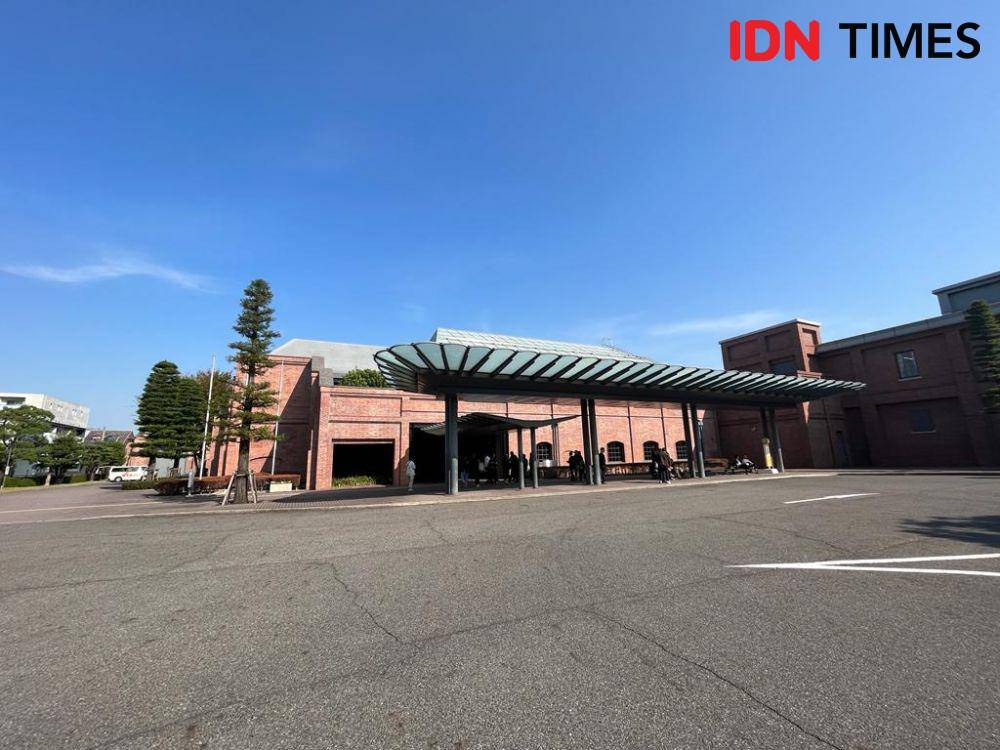 Letak Toyota Commemorative Industry and Technology Museum tak jauh dari stasiun (IDN Times / Uni Lubis)