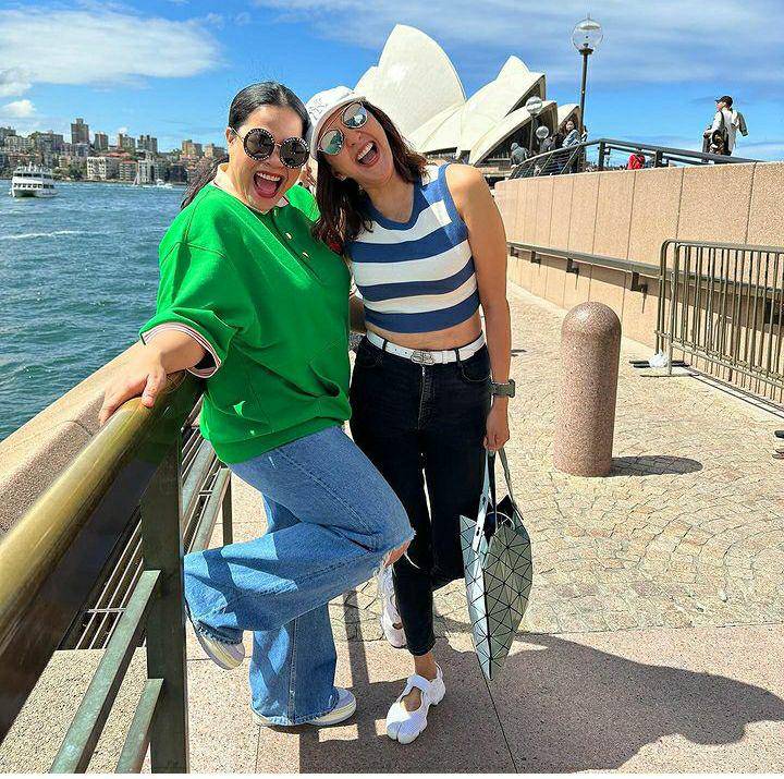 momen Donna Agnesia dan Oki Lukman di Australia (instagram.com/dagnesia)