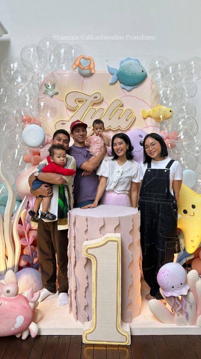 perayaan ulang tahun ke-1 Zulu, anak Alika Islamadina (instagram.com/ayladimitri)