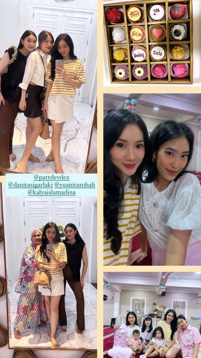 perayaan ulang tahun ke-1 Zulu, anak Alika Islamadina (instagram.com/racheloctavia19)
