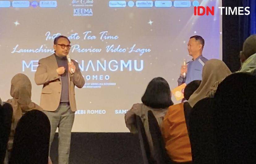 LAUNCHING and PREVIEW of Video Clip Mengenangmu di Djakarta Theatre, Senin (30/10/2023) (IDN Times/Rani Asnurida)