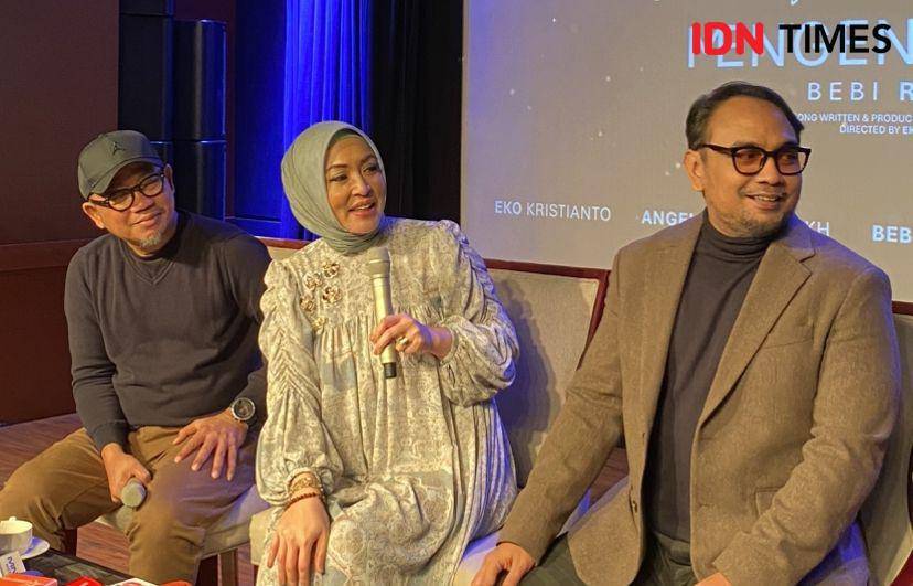 LAUNCHING and PREVIEW of Video Clip Mengenangmu di Djakarta Theatre, Senin (30/10/2023) (IDN Times/Rani Asnurida)