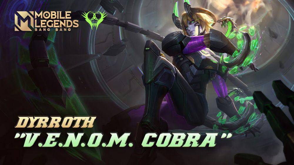 tampilan skin Dyroth VENOM Cobra (dok. Moonton/Mobile Legends)