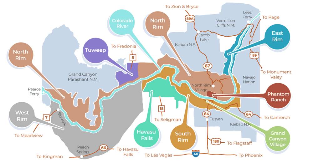 Lokasi Grand Canyon (grandcanyonguru.com)