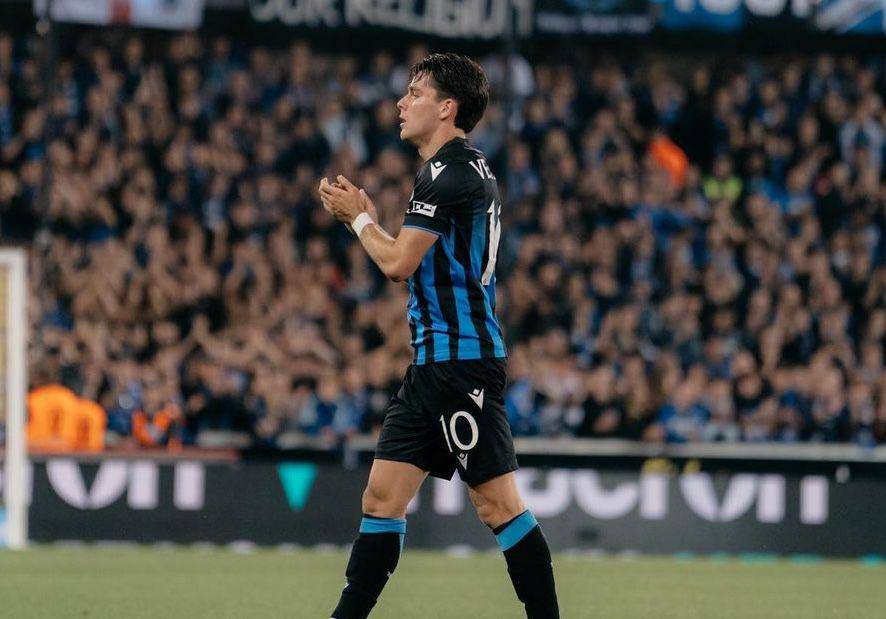 Hugo Vetlesen ketika membela Club Brugge. (instagram.com/hugovetlesen)