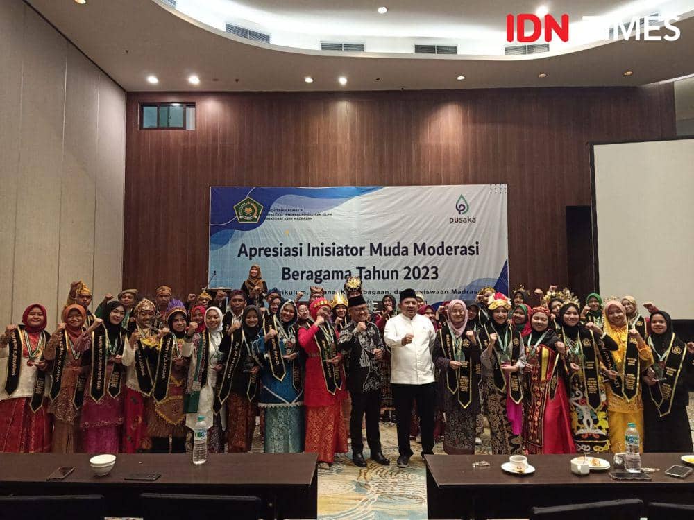 Ajang Inisiator Muda Moderasi Beragama yang diselenggarakan di Banten (IDN Times/Eko Agus Herianto)
