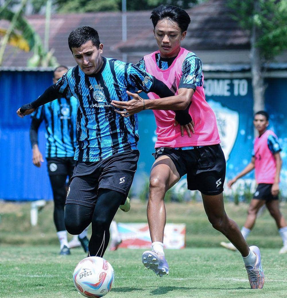 Sesi latihan Arema FC. (Dok. Media Officer Arema FC)